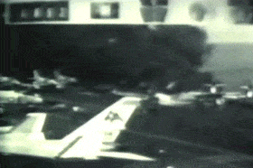 USS Forrestal fire